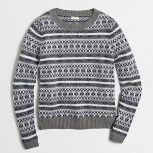 ‼️J.Crew Nordic Crewneck Pullover Sweater